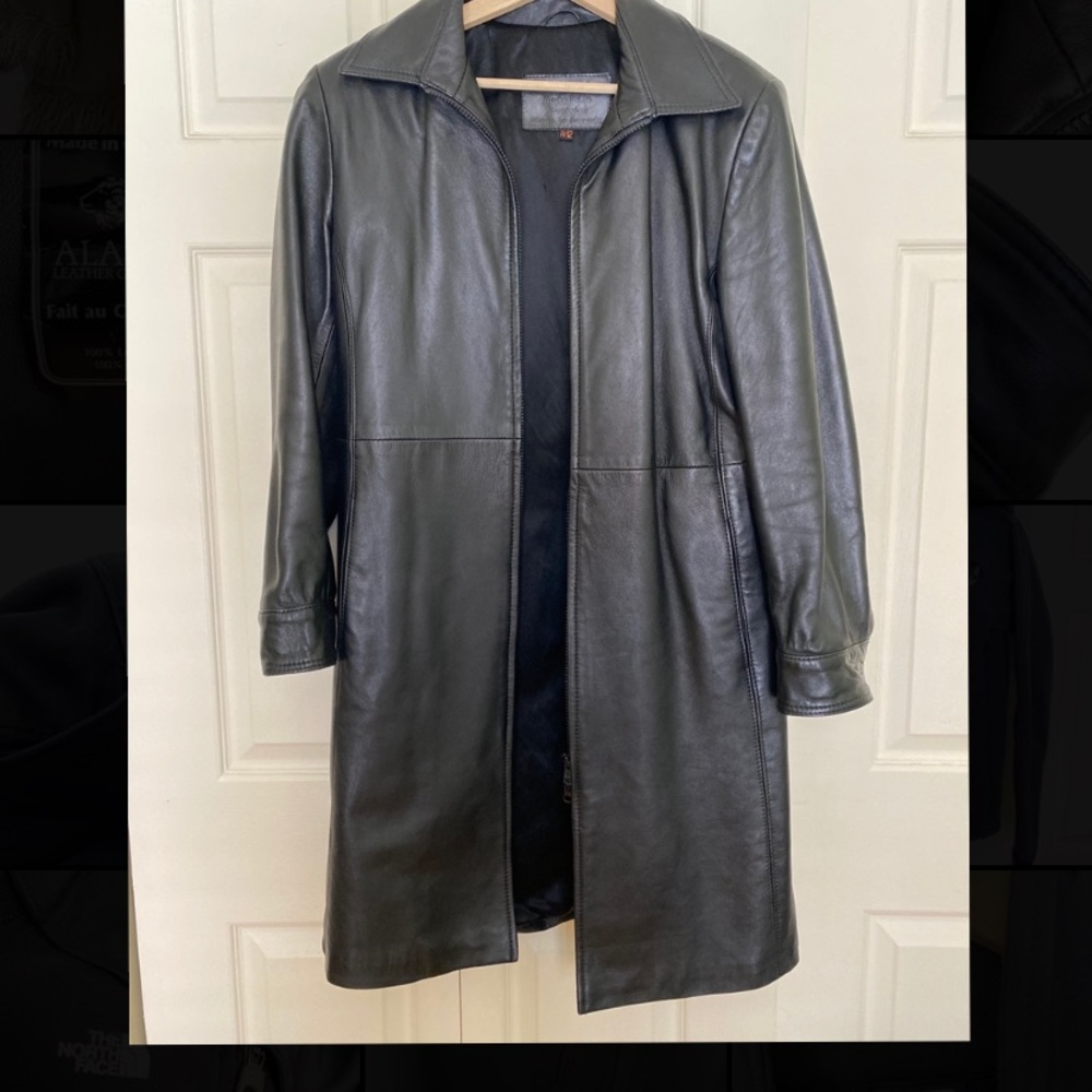 Vintage 2k Leather Coat 💣